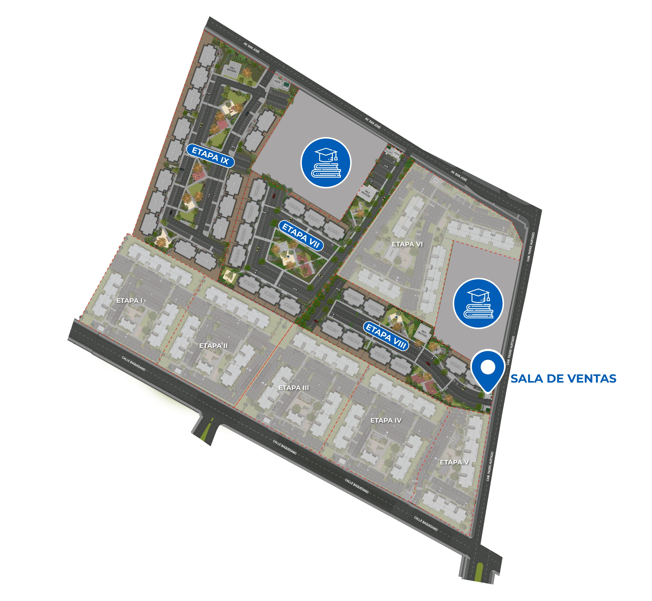 Masterplan Condominio Los Cipreses