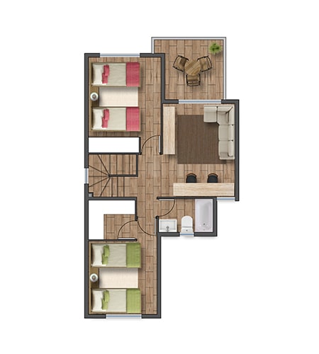 CASA ANDALHUE Planta B