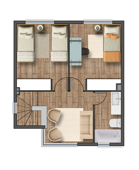 CASA CASTAÑO Planta B